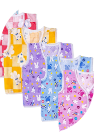 Happy baby wearing Evara cotton onesie made for comfort