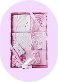 Evara newborn babywear set soft breathable cotton fabric